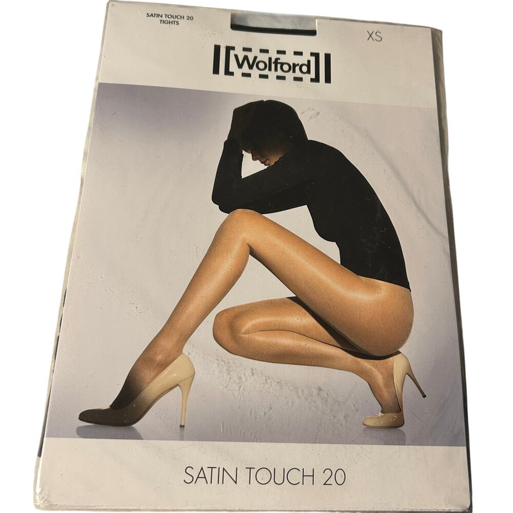Wolford Satin Touch 20 Tights Admiral Size XS